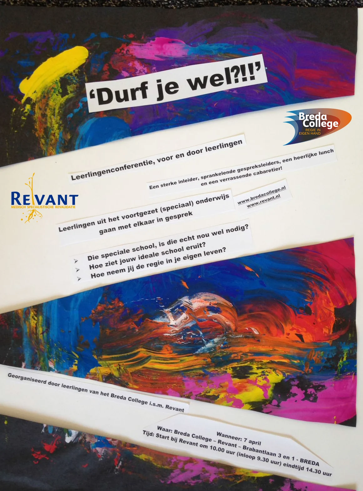 Leerlingenconferentie ‘Durf je wel?!!’