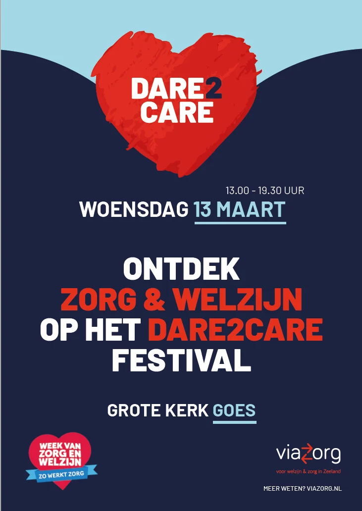 Ontdek zorg & welzijn op het Dare2Care festival