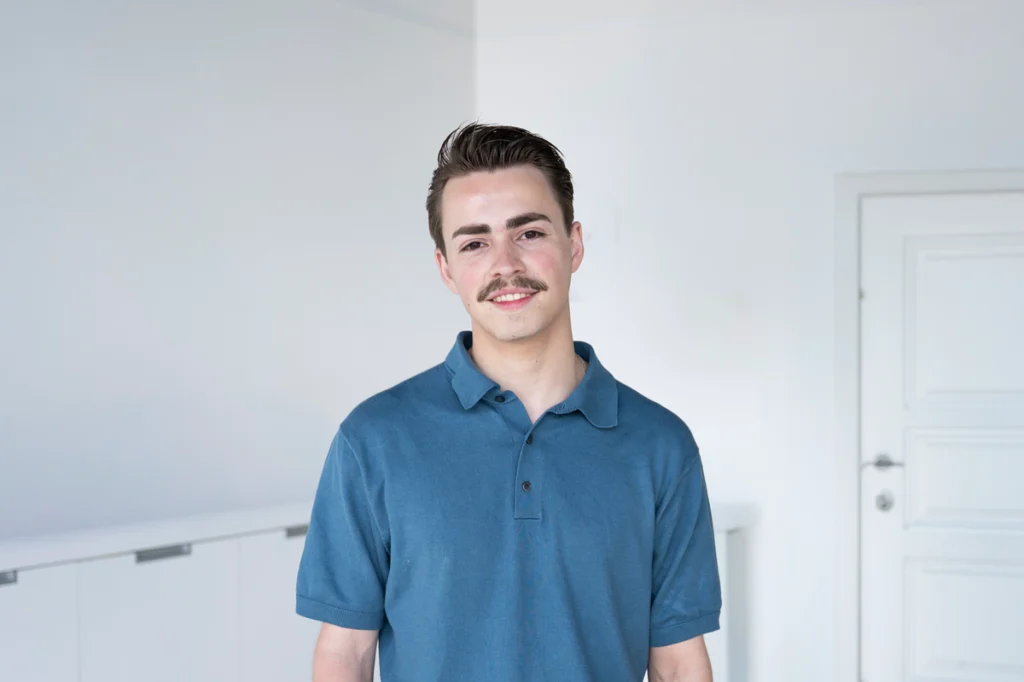 Bram (23), cerebrale parese